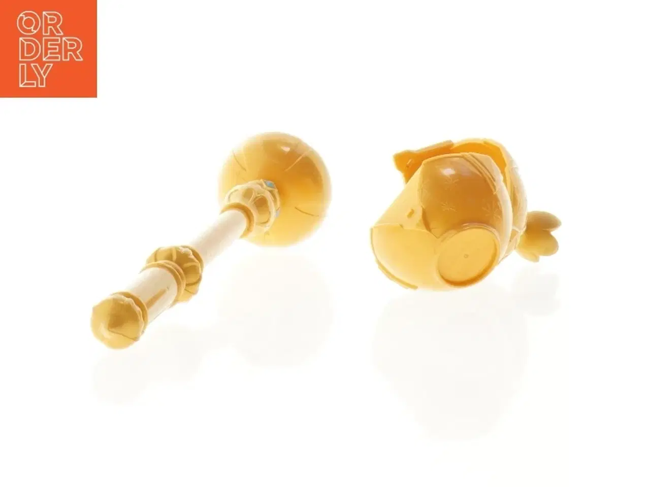 Billede 3 - Gul prinsessestav og scepter (str. 30 cm og 8 cm)