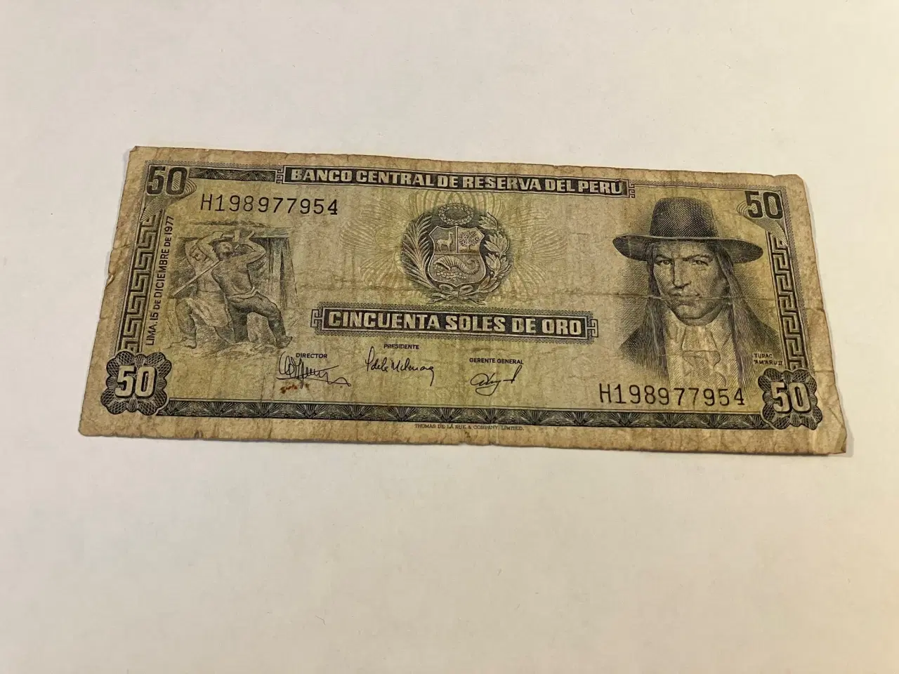 Billede 1 - 50 Soles De Oro Peru