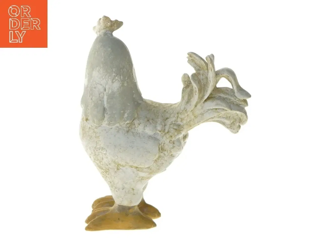 Billede 3 - Dekorativ hane figur (str. 12x9 cm)