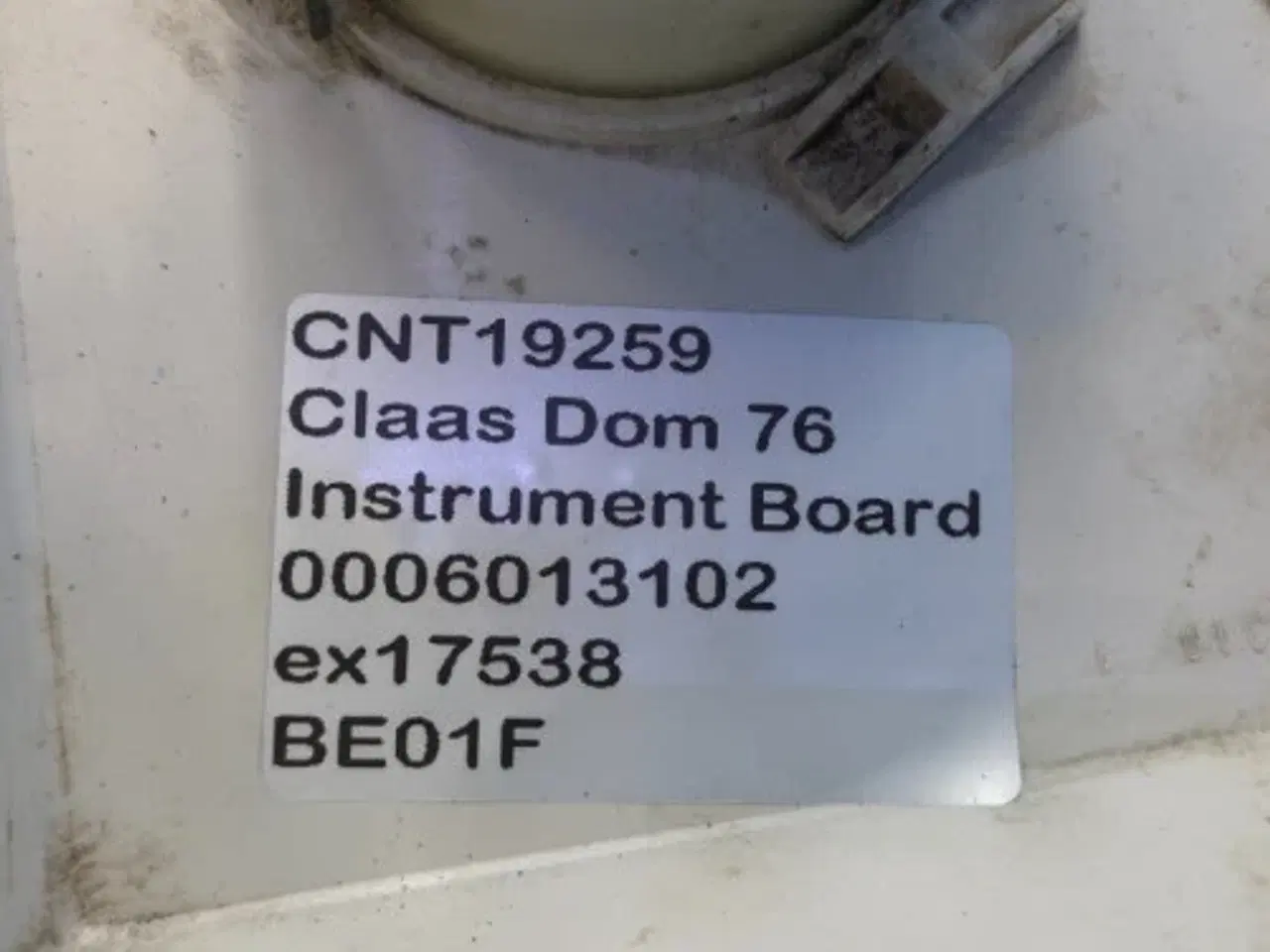 Billede 13 - Claas Dominator 76 Instrument Board 0006013102