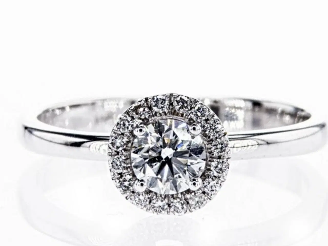 Billede 1 - Naturlig Diamantring 0.62ct