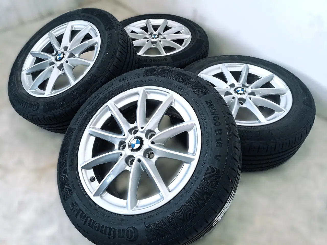 Billede 2 - 5x112 16" ET52 nav 66,6ø BMW sommersæt inkl.TPMS