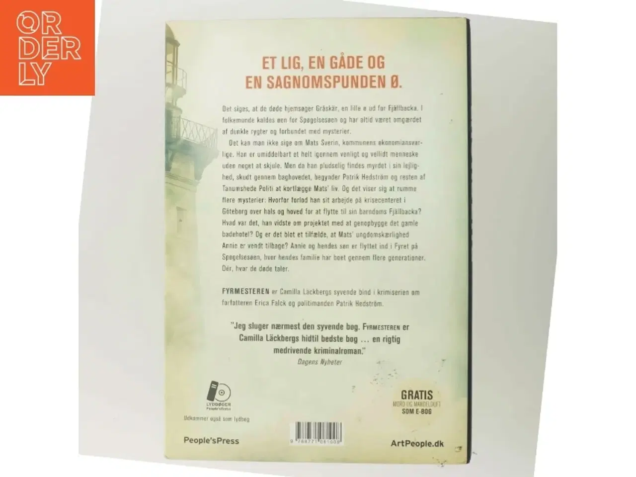 Billede 3 - Fyrmesteren : kriminalroman (Klassesæt) af Camilla L&#228;ckberg (Bog)