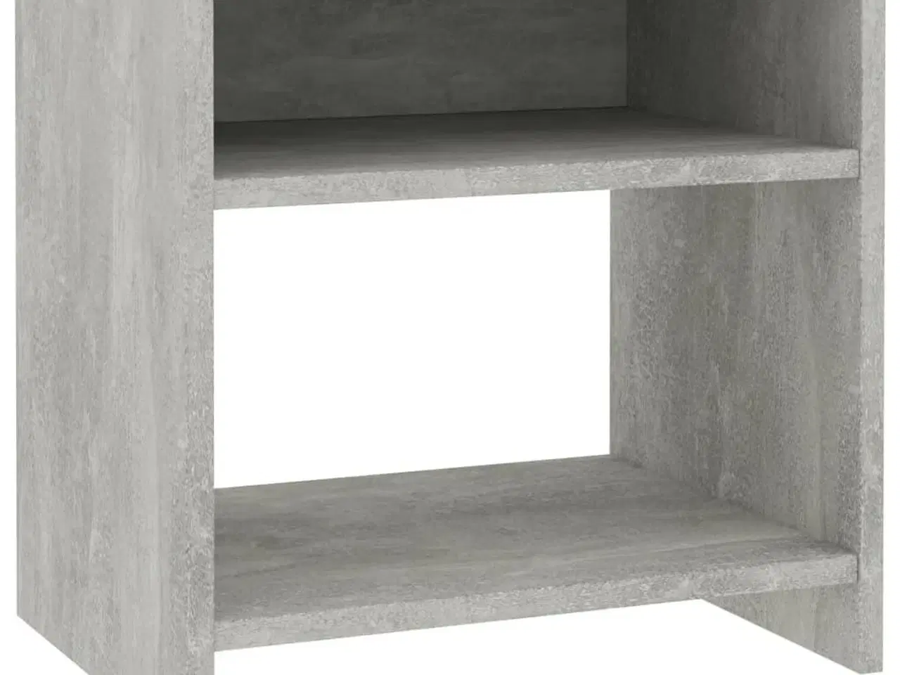 Billede 2 - Sengebord 40x30x40 cm konstrueret træ Betongrå