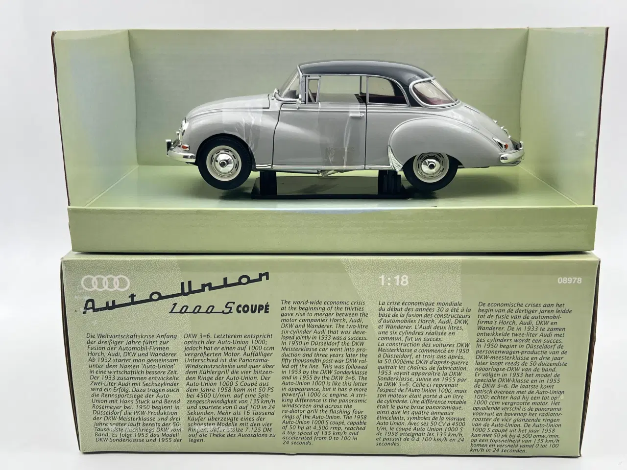 Billede 9 - 1960 Audi Auto Union 1000S Coupe 1:18