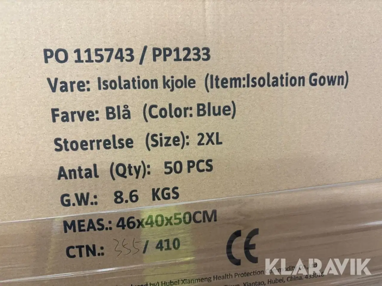 Billede 10 - Engangskittel Str. L, XL og 2XL - 5 paller