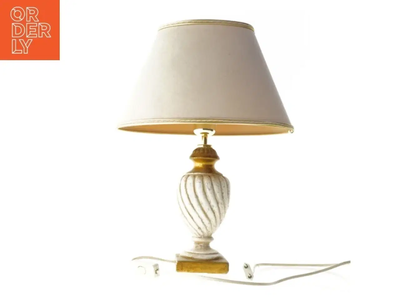 Billede 1 - Bordlampe med et antikt design (str. 47 cm)