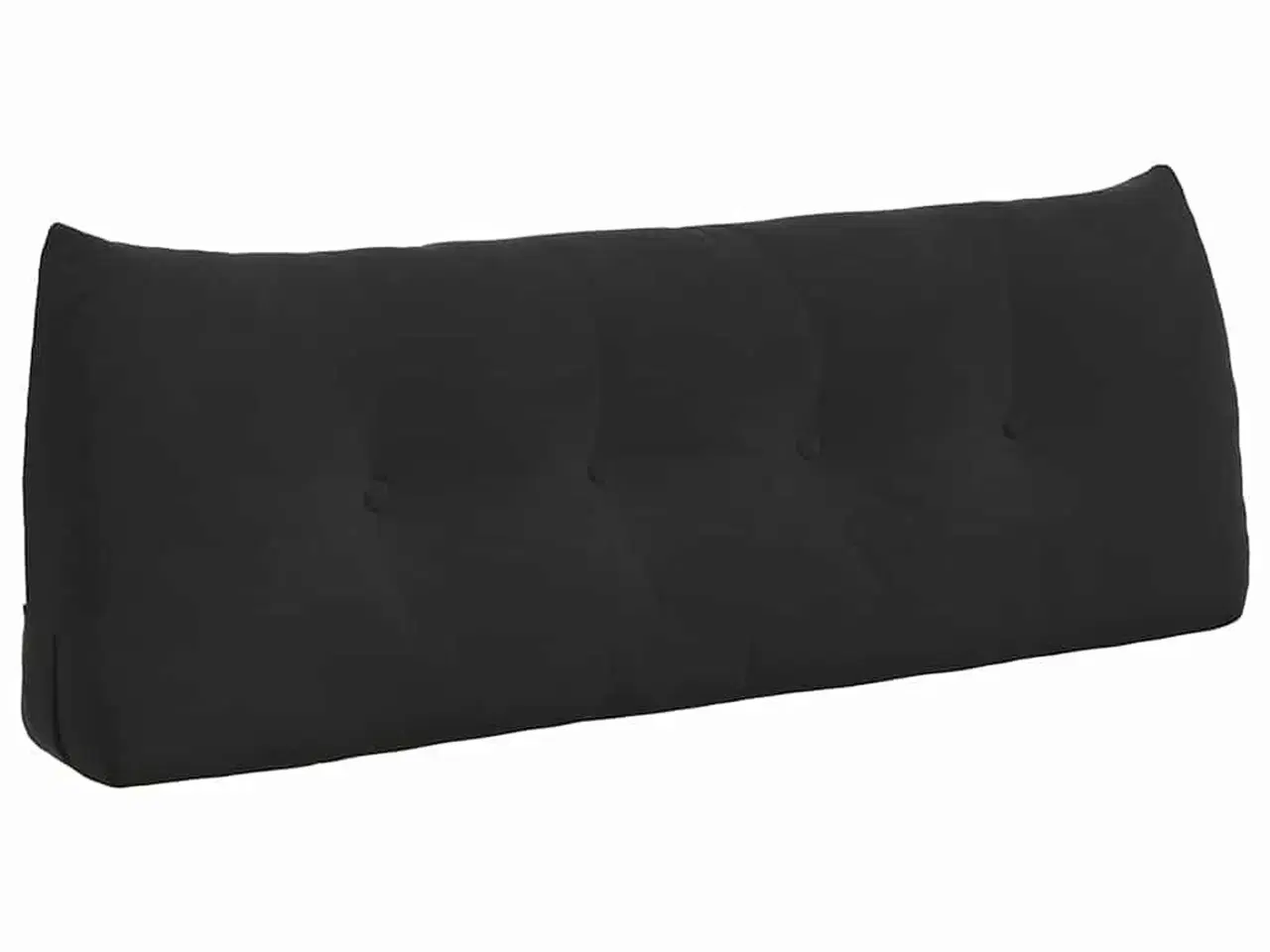 Billede 2 - Rygpude Sort 120 x 24 x 50 cm Fløjl