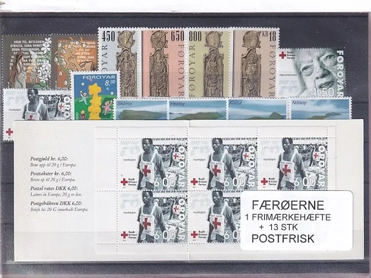 Billede 1 - Færøerne - 1 Frimærkehæfte + 13 Stk. - Postfrisk