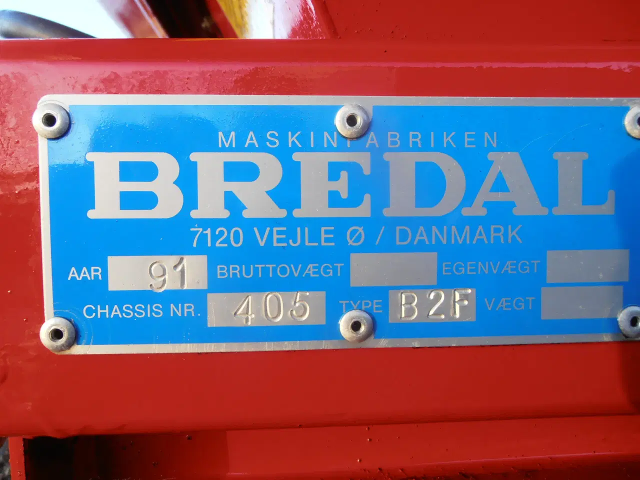 Billede 12 - Bredal B2 . Gødningsspreder . 