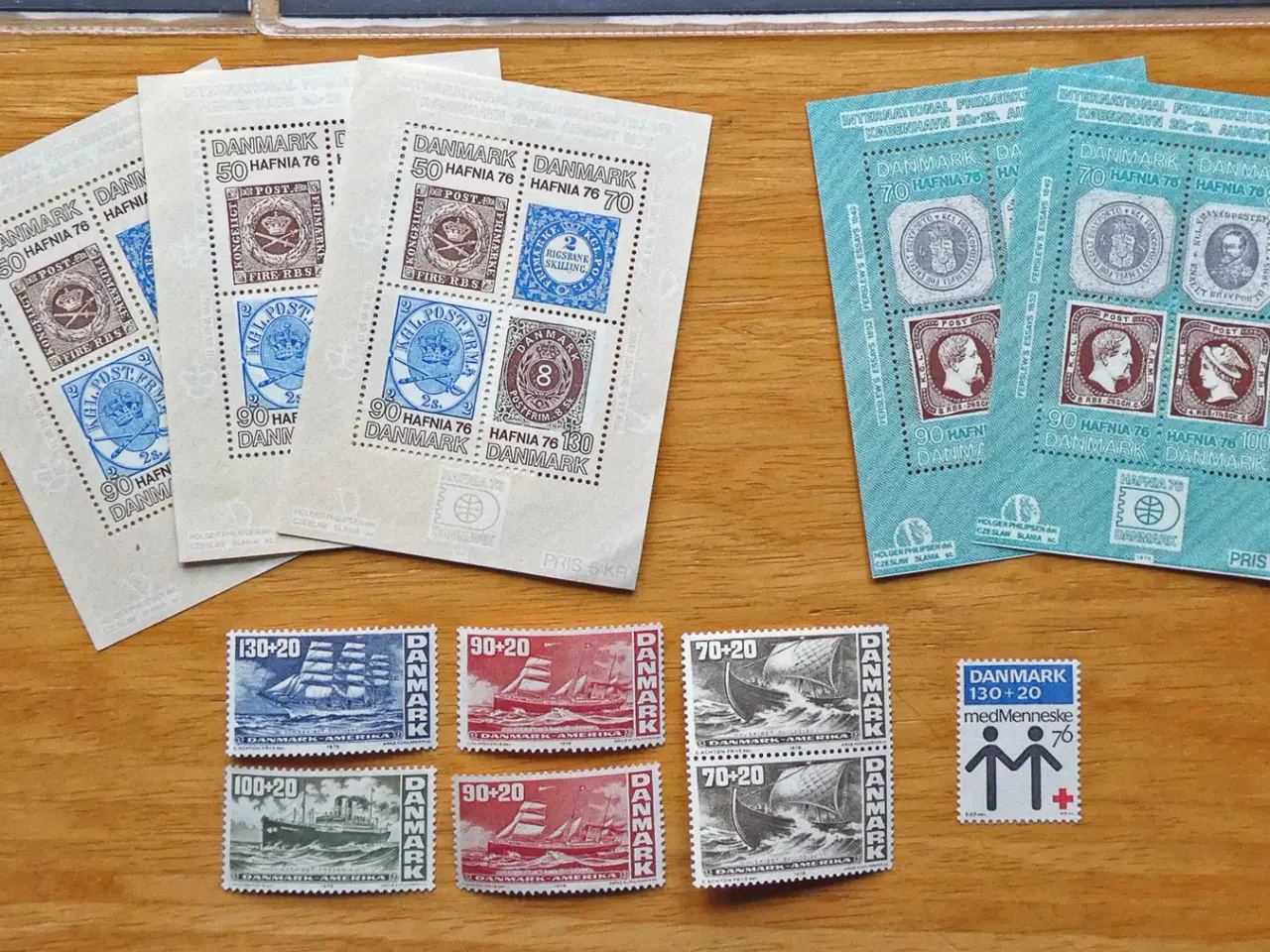 Billede 2 - Danske ustemplede frimærker