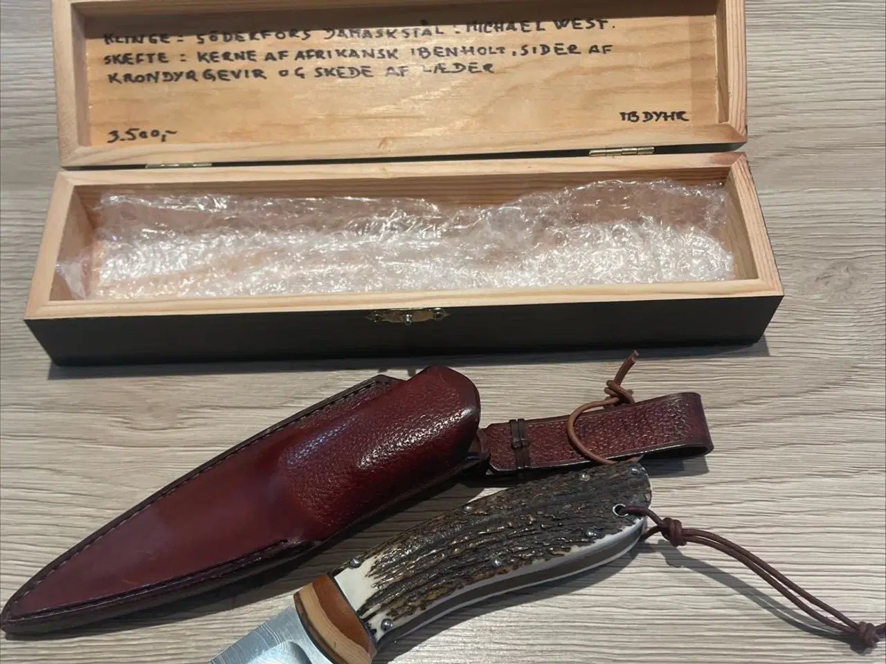 Billede 2 - Håndlavet jagt kniv af Ib Dyhr