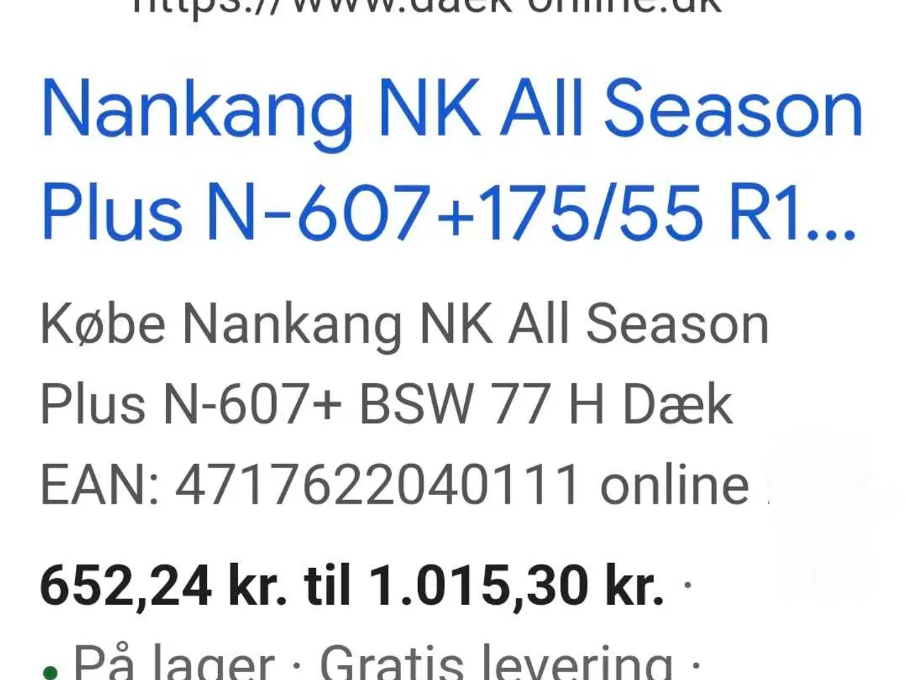 Billede 9 - Nankang n607 helårsdæk