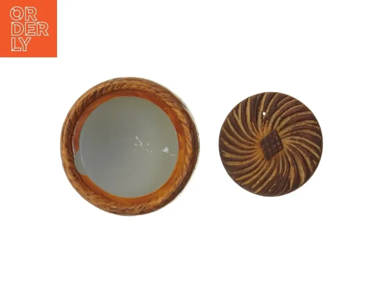 Billede 4 - Antik fransk Pillivuyt Terrine Paté Keramisk beholder med låg (str. Ø 13 cm)