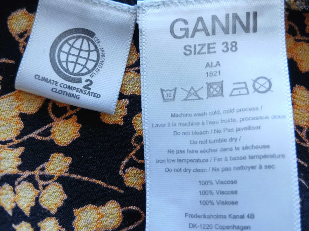 Billede 8 - Slå-om kjole. Ganni. Medium/38