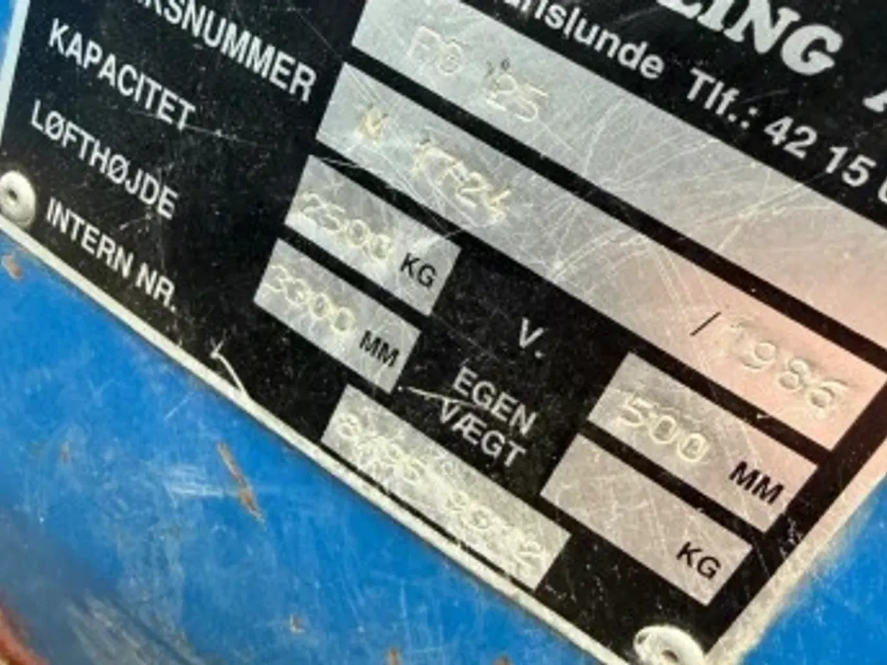 Billede 5 - Semi-Terrænggående gaffeltruck