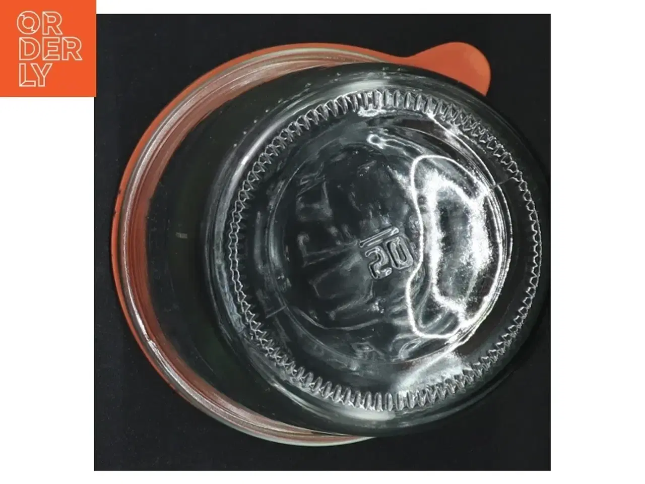 Billede 3 - Weck glaskrukke med gummiring og glaslåg fra Weck (str. 15 x ø 10,5 cm)