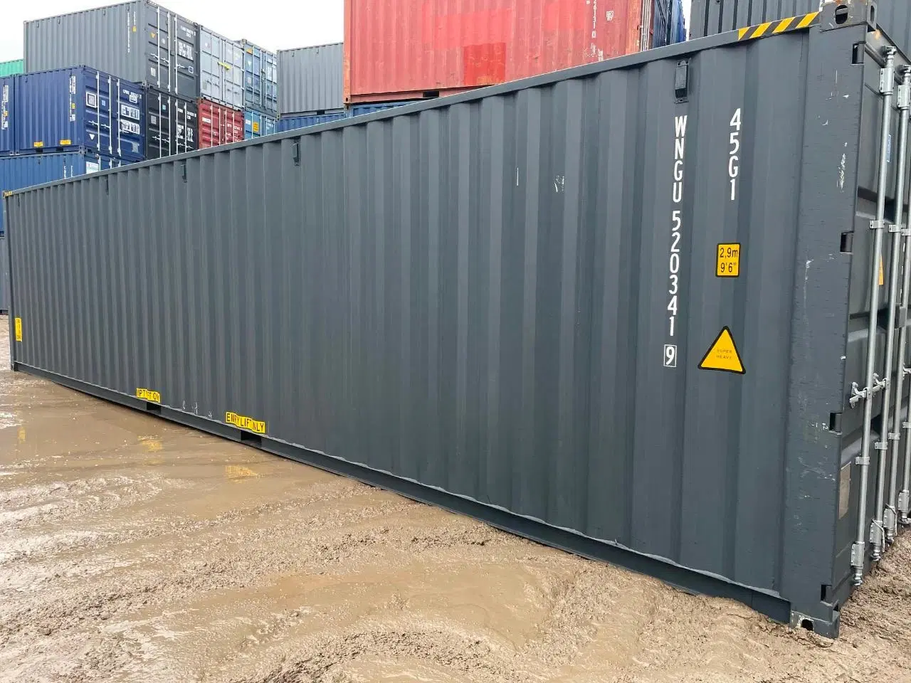 Billede 7 - Står i Hvidovre NY 40 fods HC Container i Koksgrå