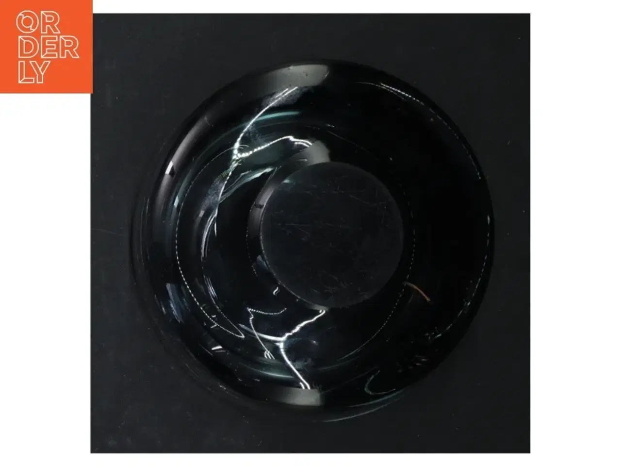 Billede 2 - Sort glasfad (str. Ø. 13 cm)