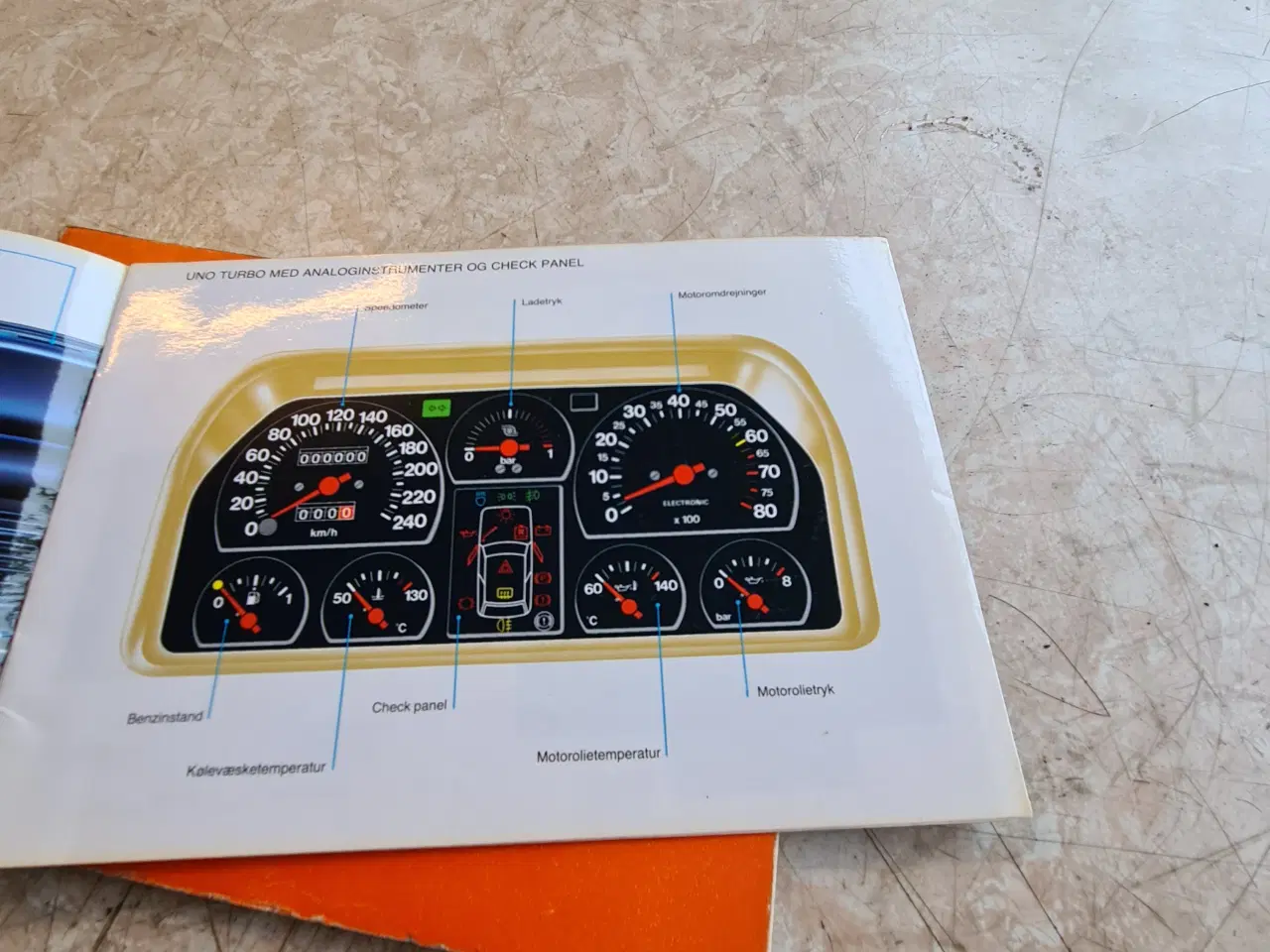 Billede 3 - Brugt instruktions bog Fiat Uno