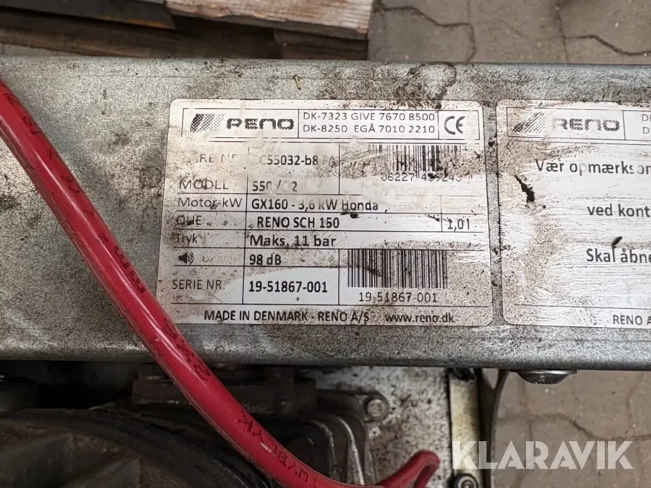 Billede 11 - Kompressor Reno 550/?2 uden lufttank