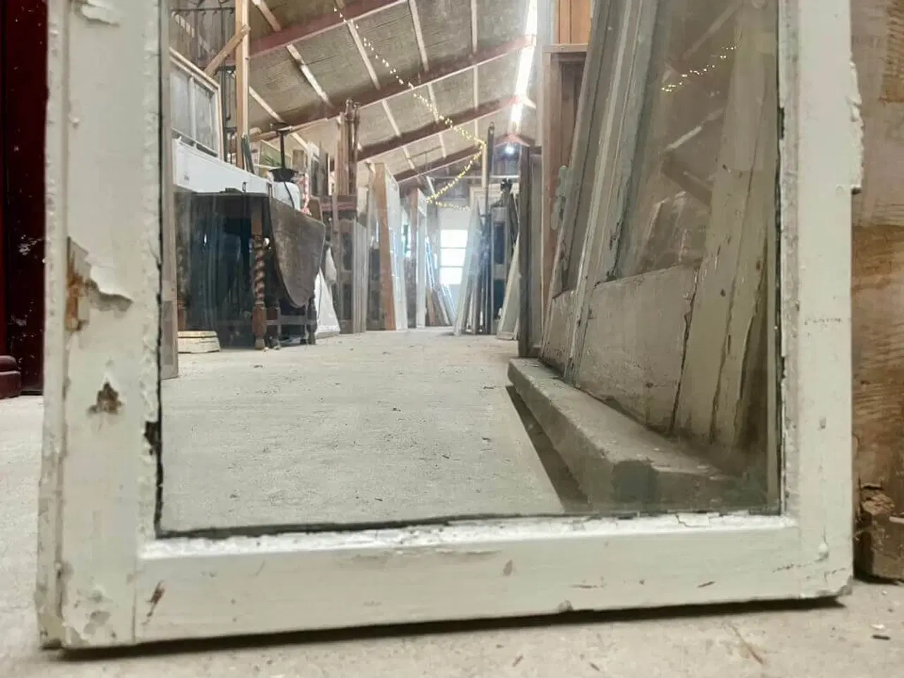 Billede 4 - Smal forsatsramme med blæst glas