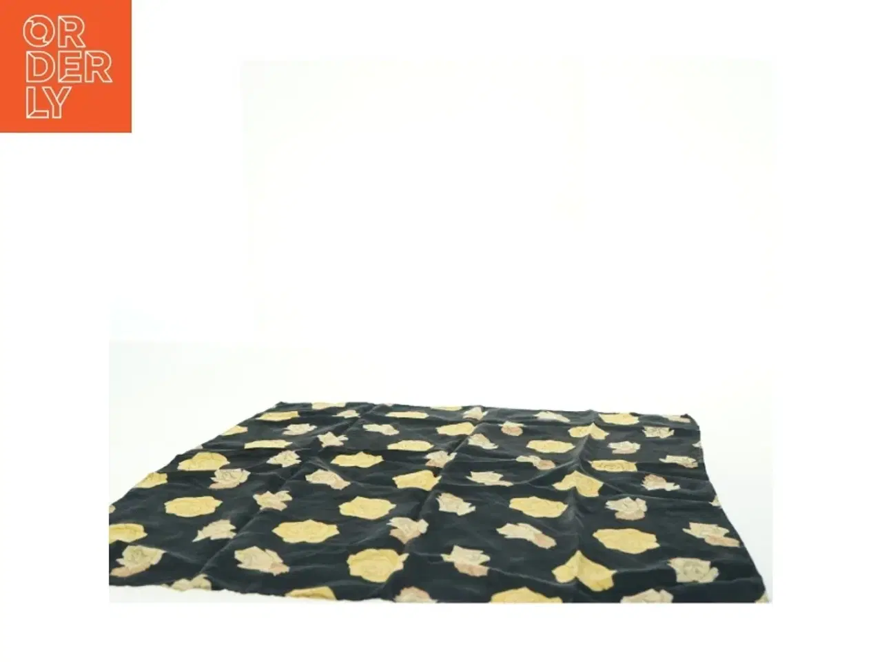 Billede 5 - Charlotte Sparre Silke Vintage tørklæde med rosemønster (str. 50 x 50 cm)