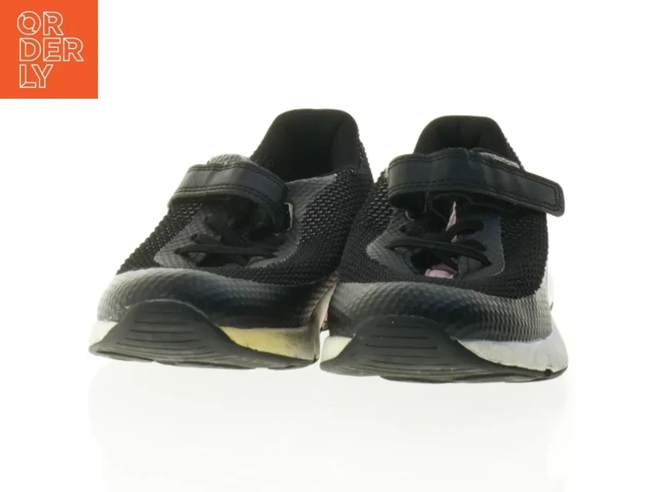 Billede 2 - Sorte sneakers med lyserøde detaljer (str. 4)