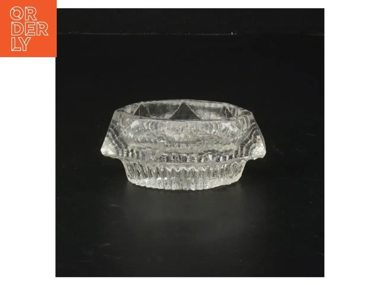 Billede 1 - Glas askebæger (str. 8,5 x. 6,5 cm)