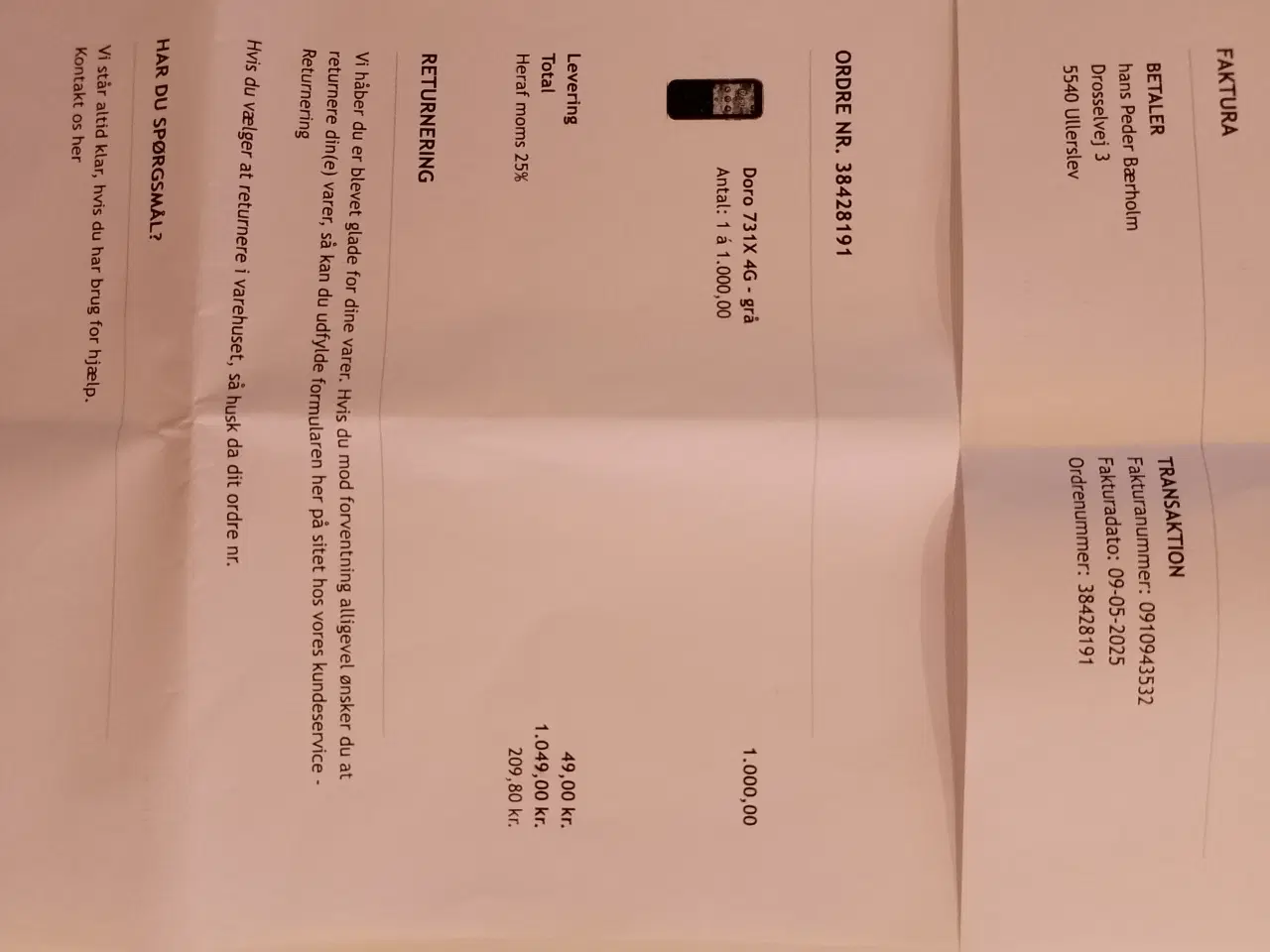 Billede 4 - Doro 731X 4G - som ny