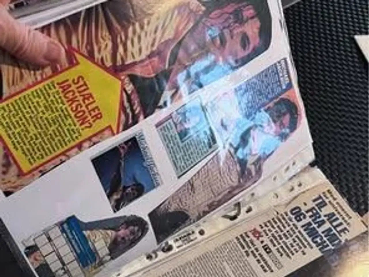 Billede 3 - Udklip/scrap book Michael jackson