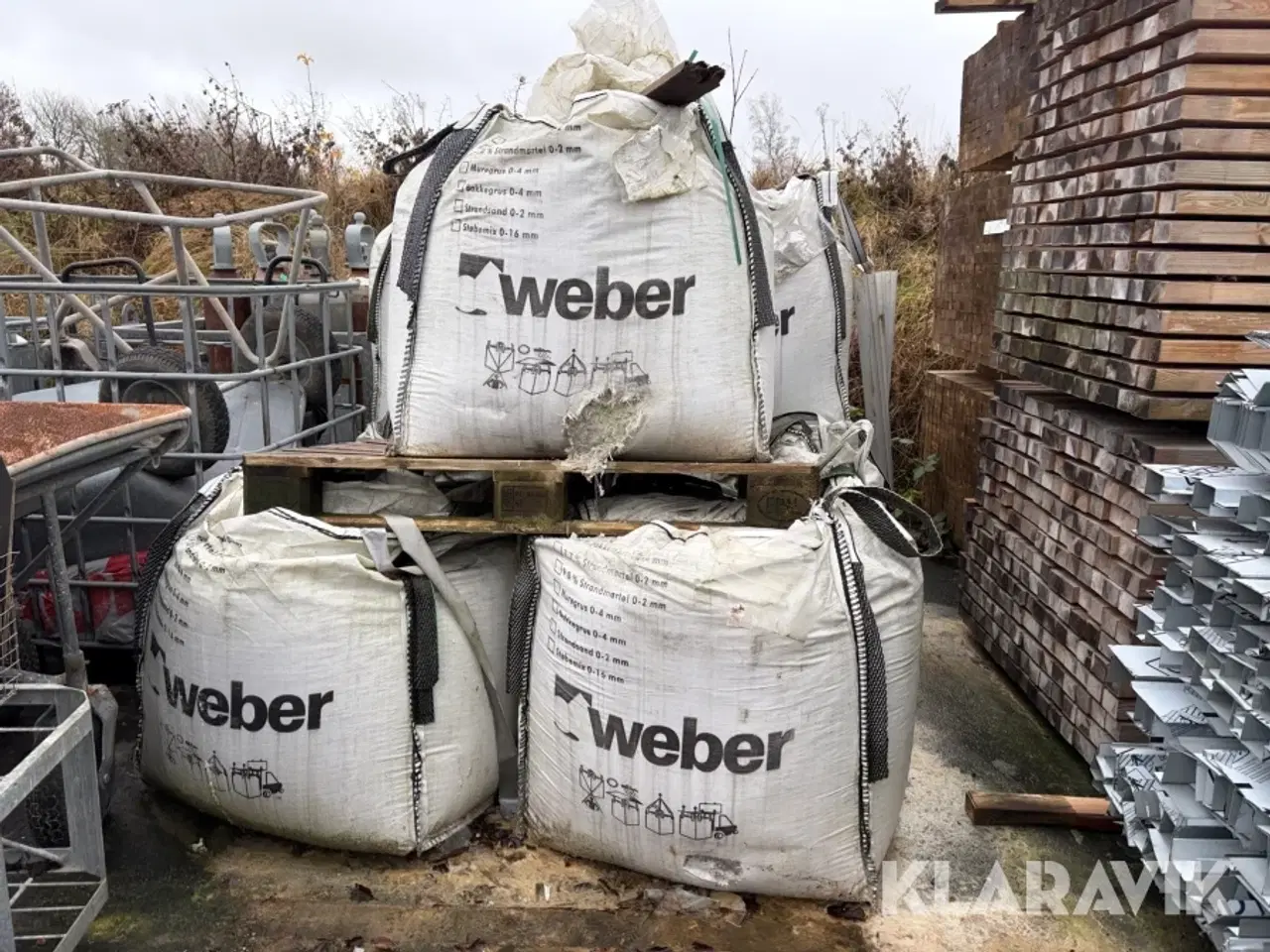 Billede 11 - Strandmørtel Weber 0-2 mm / 11 Big bags
