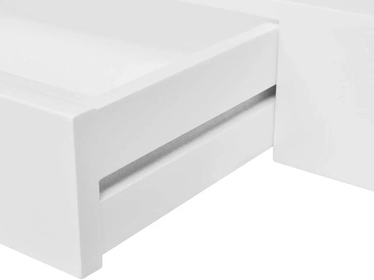 Billede 5 - Væghylde med 1 skuffe MDF hvid