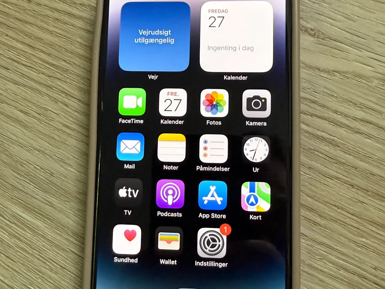 Billede 1 - 📱 iPhone 14 Pro – 128 GB – Sort