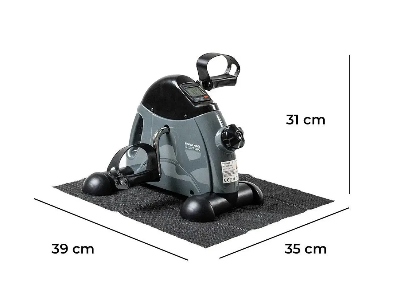 Billede 3 - Motionscykel med pedaler til arme og ben - Velora 2100 med måtte