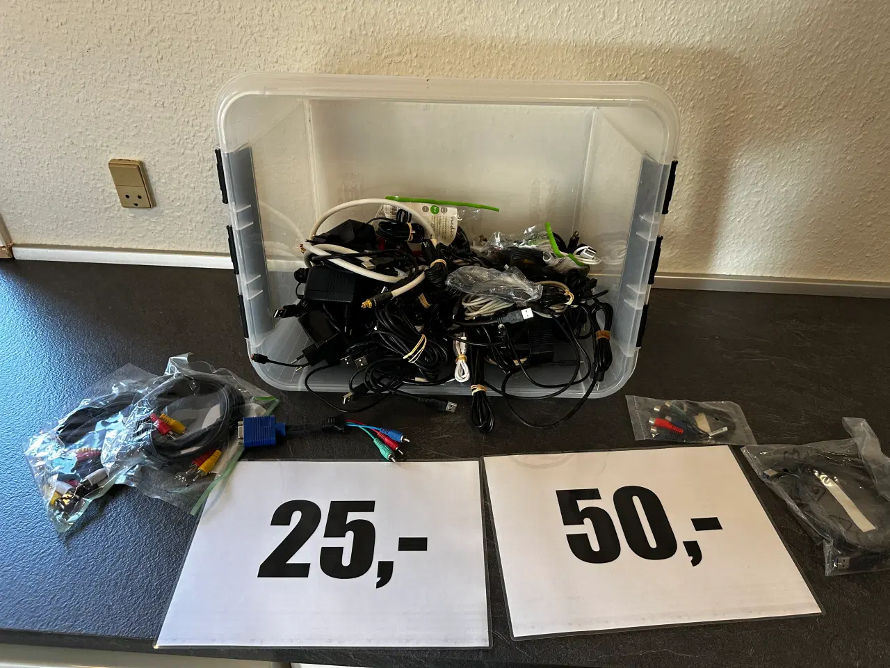 Billede 4 - Diverse kabler sælges stykvis eller i bundter.