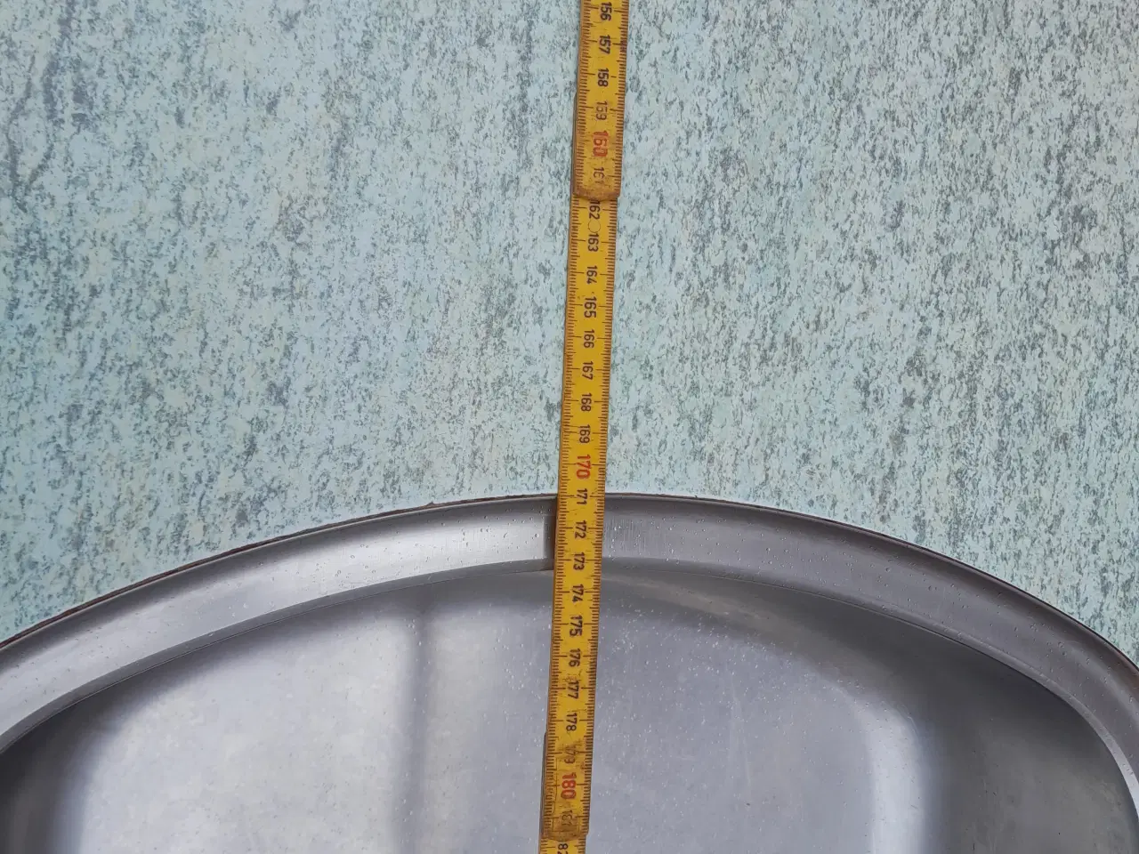 Billede 4 - Bordplade med underlimet dobbelt vask 328 cm +