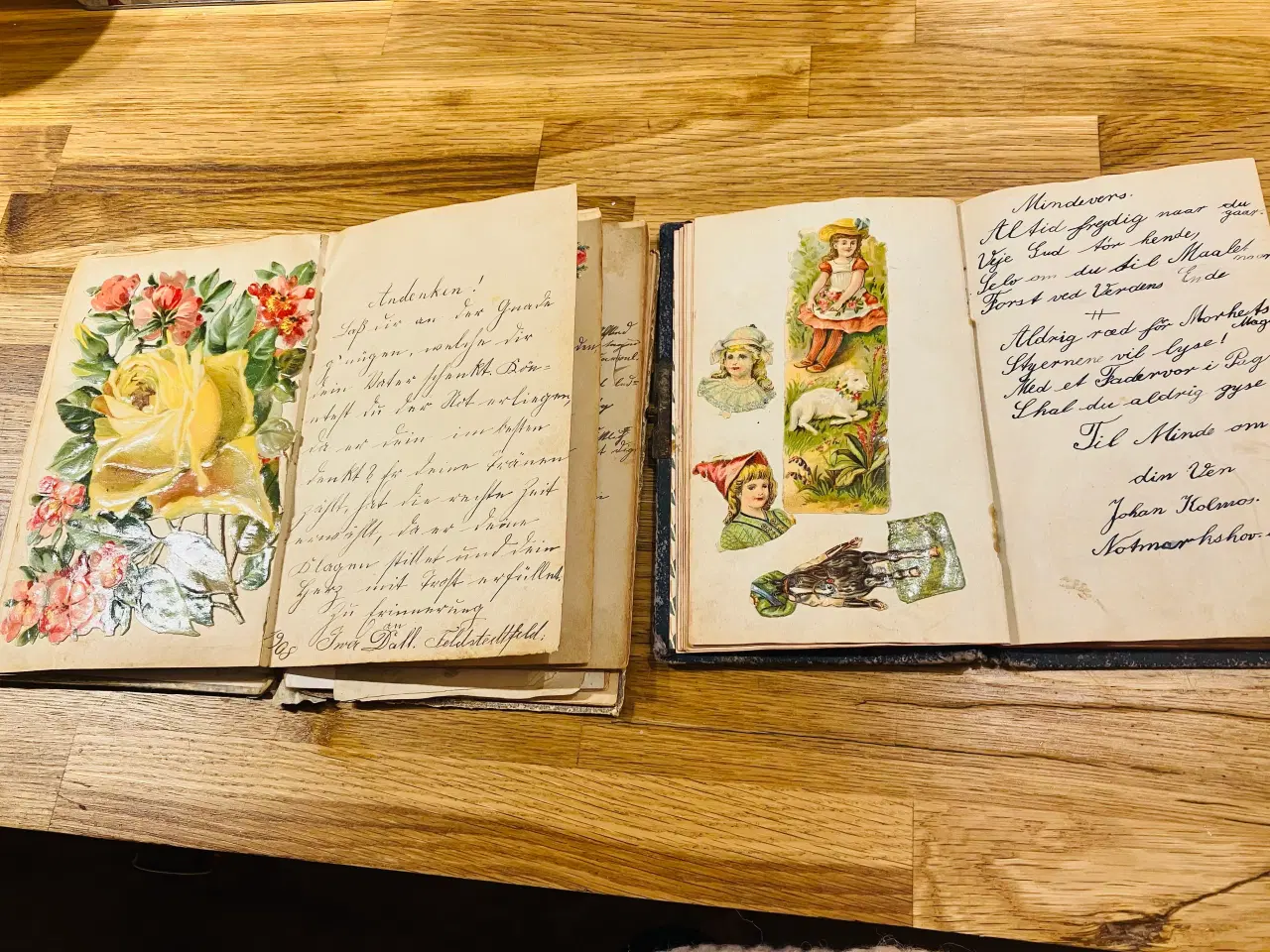 Billede 1 - Poesi bøger med glansbillede i