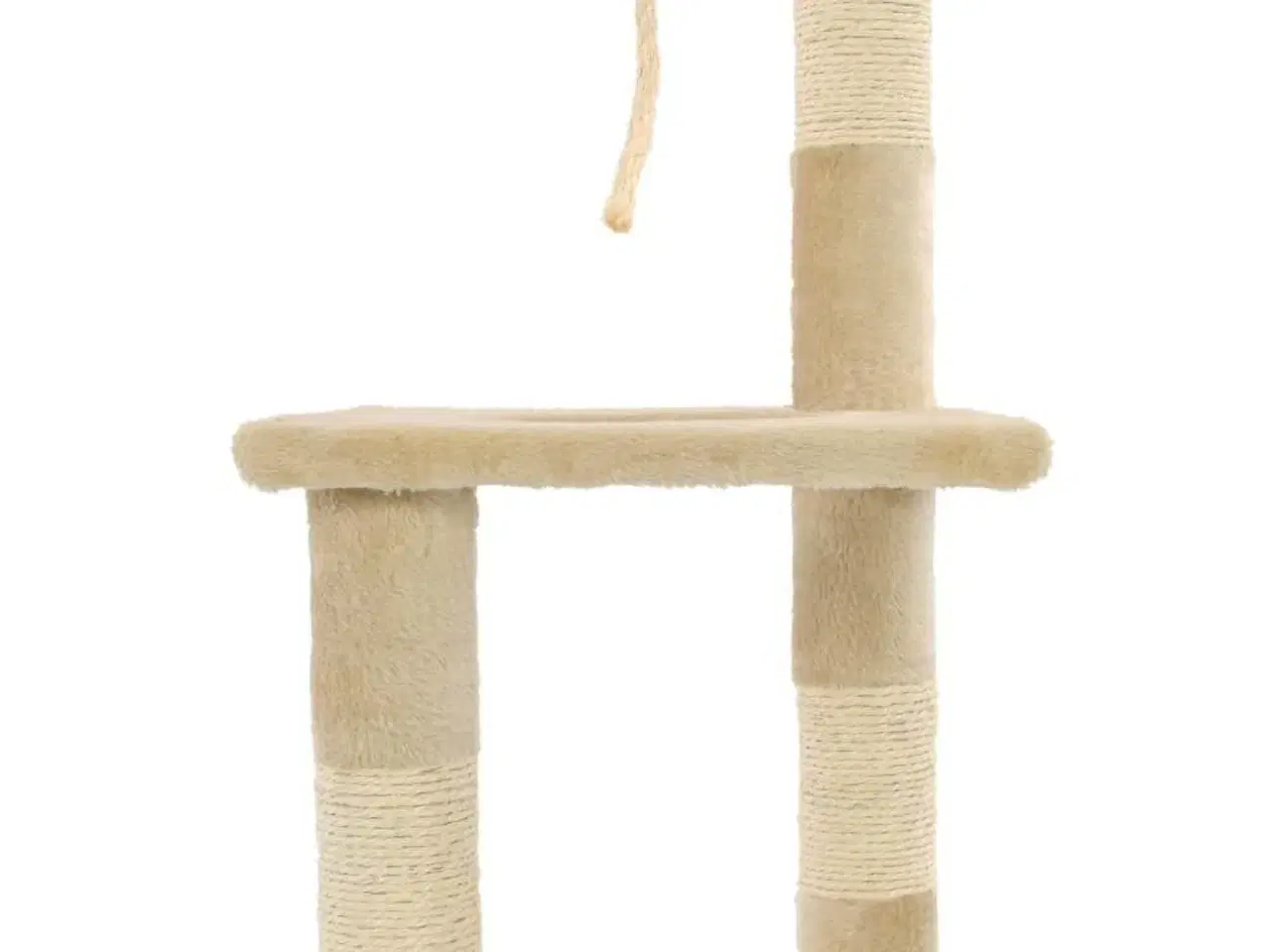Billede 6 - Kradsetræ til katte med sisal-kradsestolper 109 cm beige
