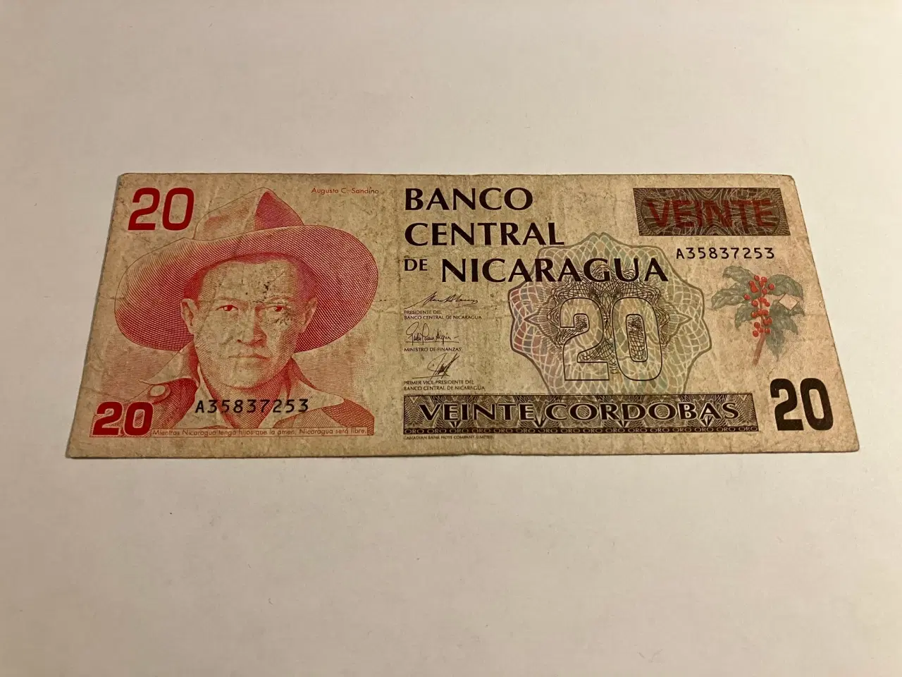Billede 1 - 20 Cordobas Nicaragua