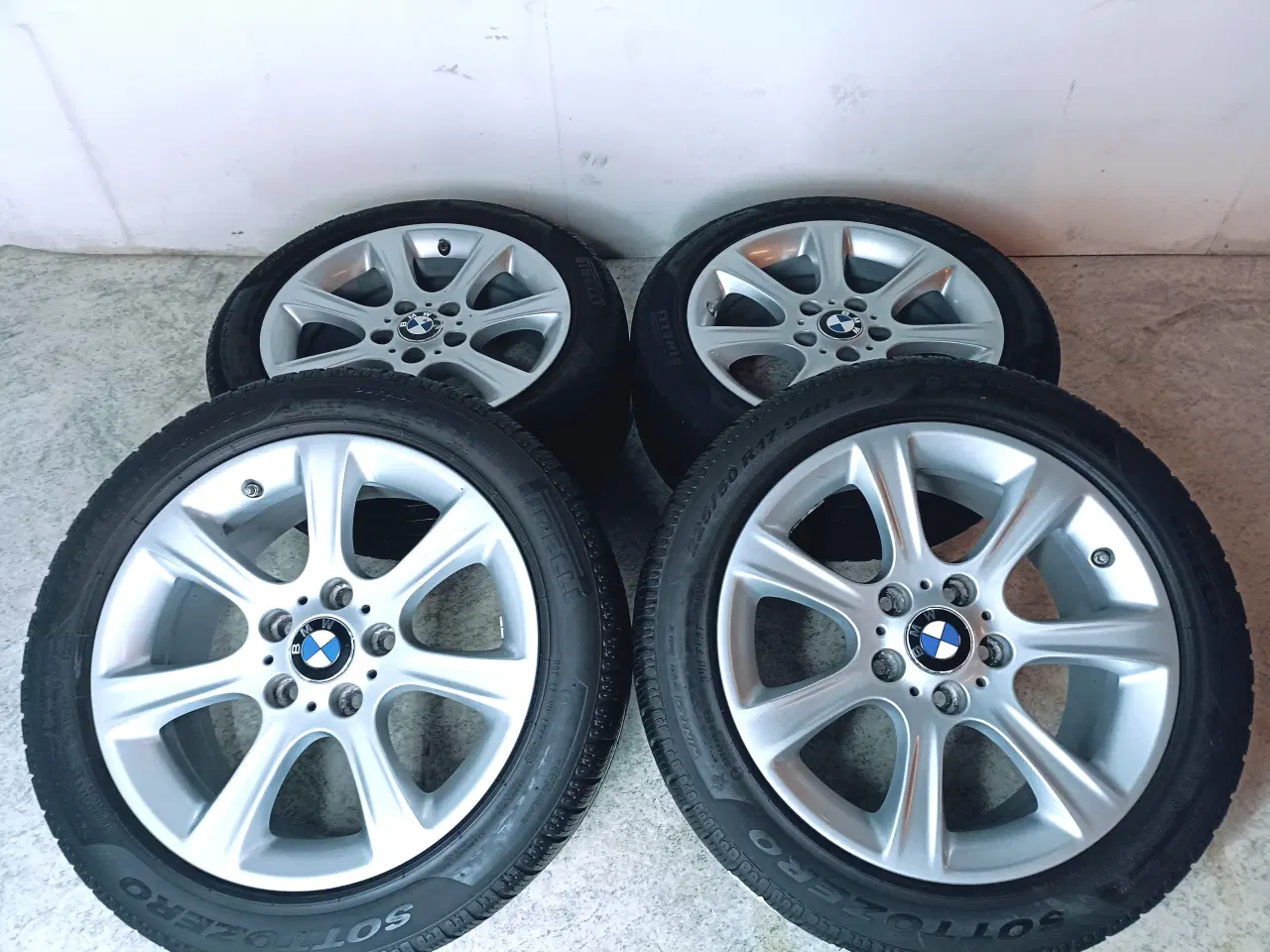 Billede 3 - 5x120 17" ET37 BMW Style-394 vintersæt inkl.TPMS