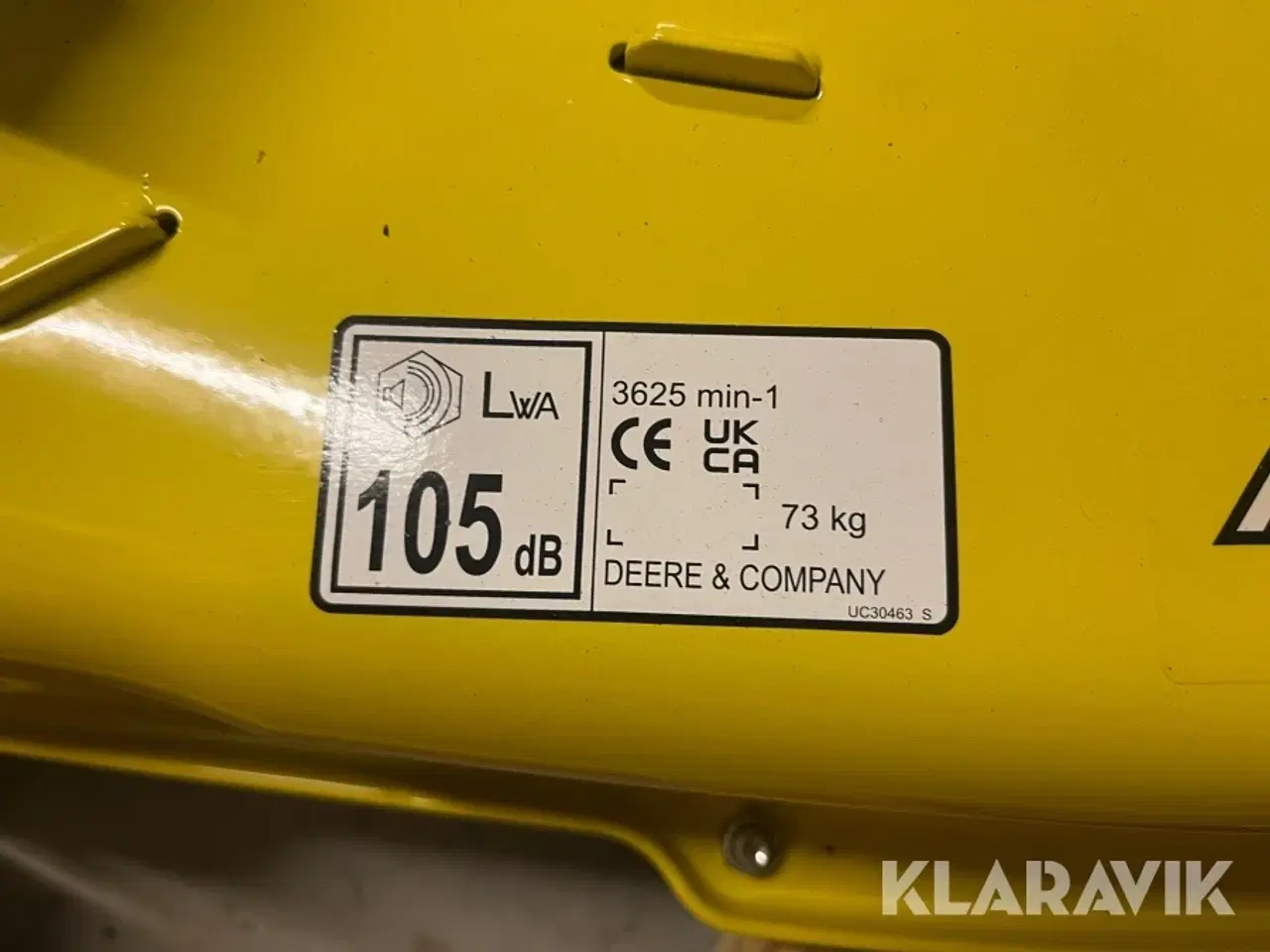 Billede 9 - Klipperbord John Deere 54A Mower