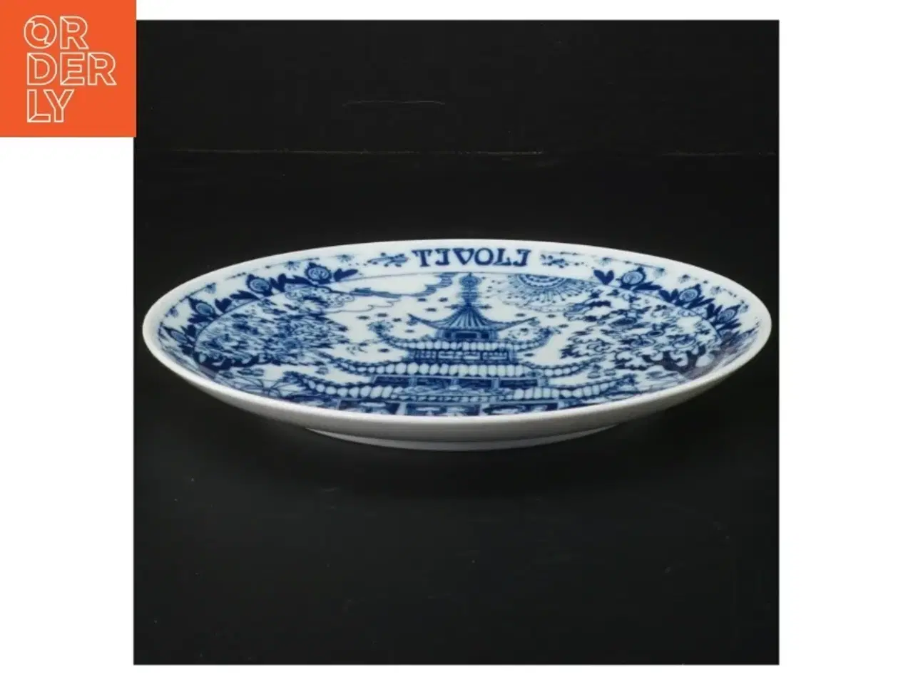 Billede 2 - Årstallarken med motiv af det kenniske tårn 75års jubilum (str. Ø. 19,5 cm)