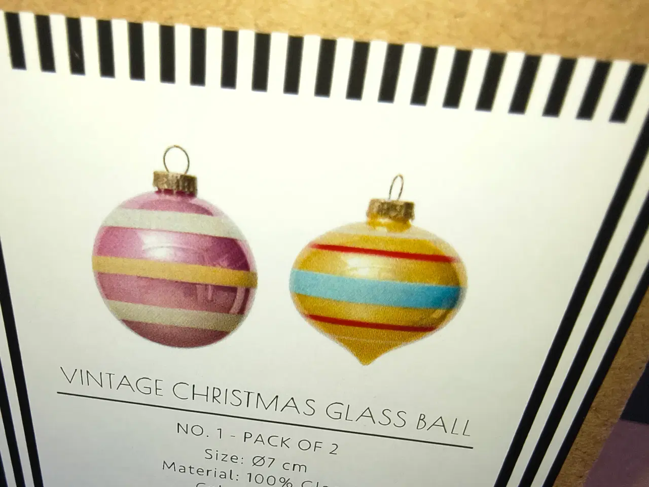 Billede 4 - 6 smukke julekugler fra OYOY