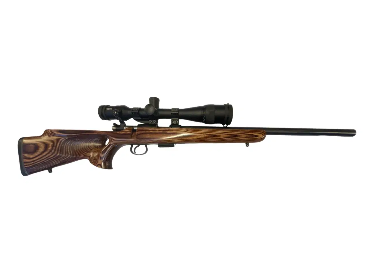 Billede 2 - CZ 455 salonriffel med matchpibe og Thumbhole skæfte