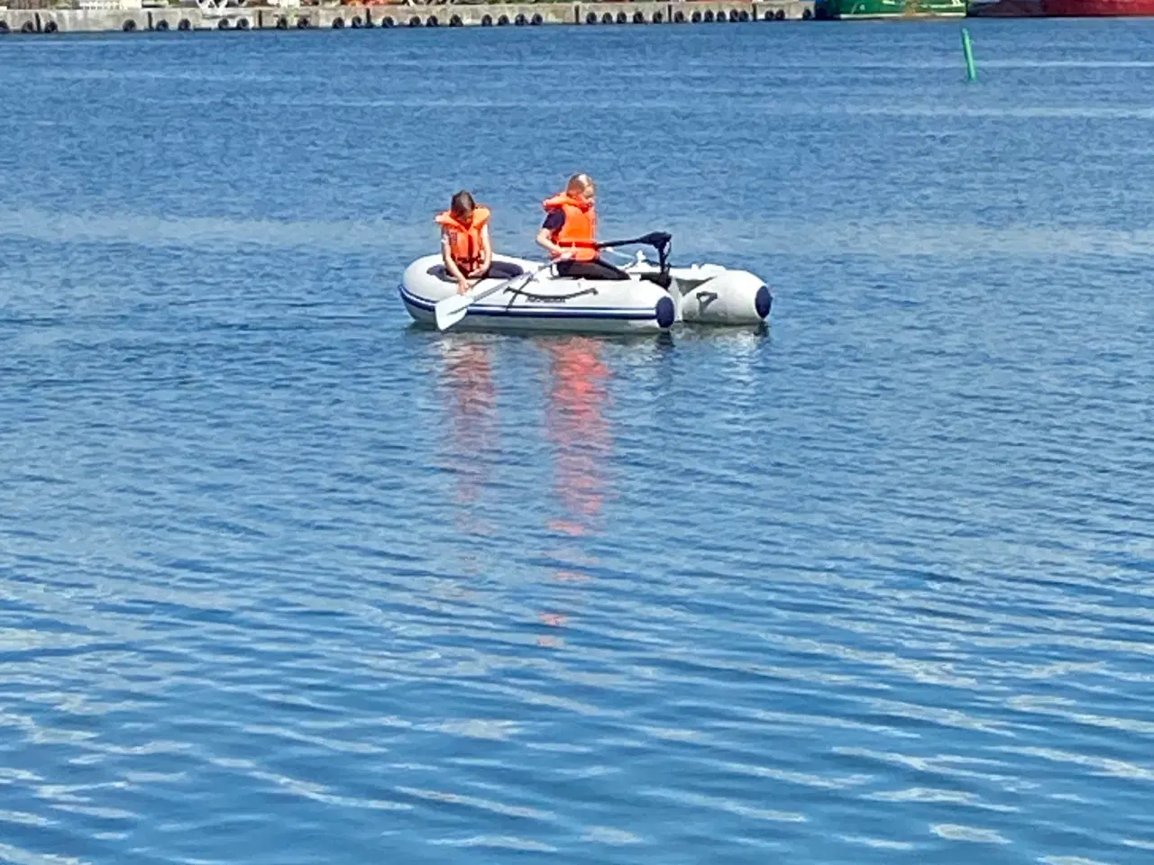 Billede 1 - Aquaquick gummibåd med motor