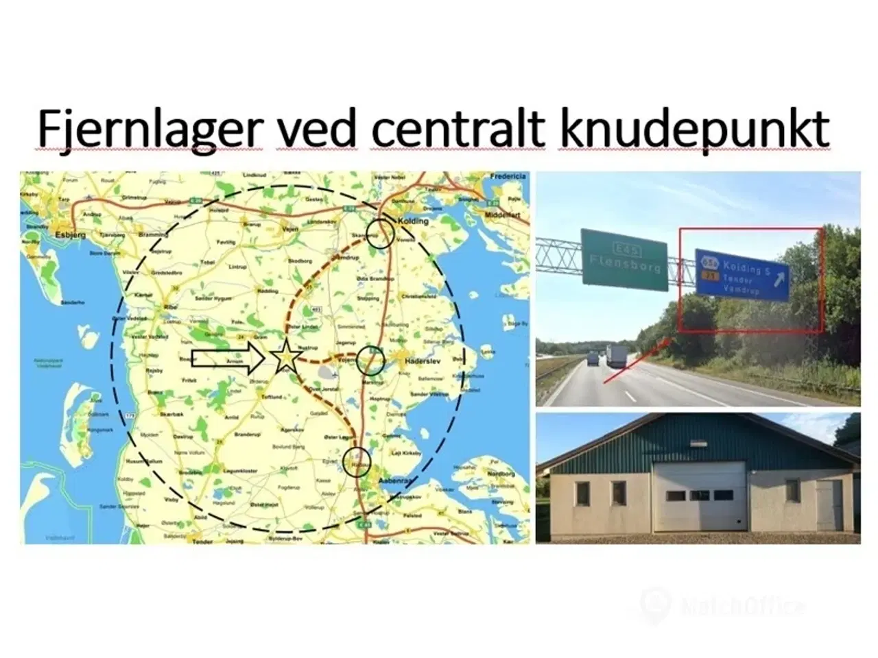 Billede 1 - Billigt fjernlager centralt i syd- og Sønderjylland ved stort trafik knudepunkt