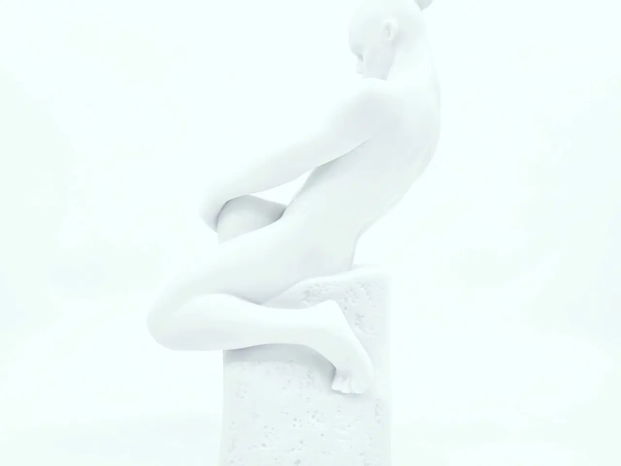 Billede 6 - Royal Copenhagen Stjernetegnsfigur Vandmanden 