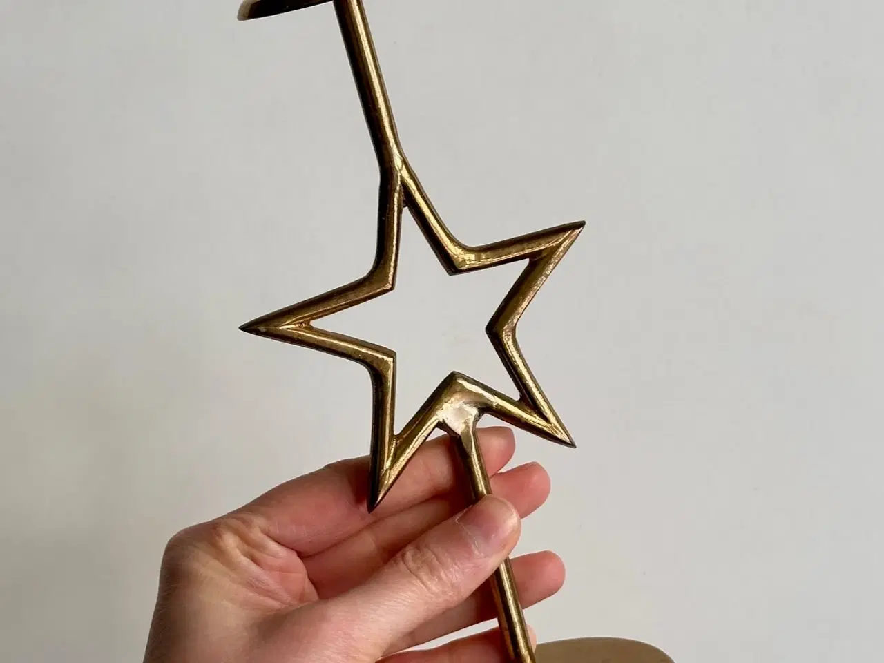 Billede 4 - Messingstage m stjerne