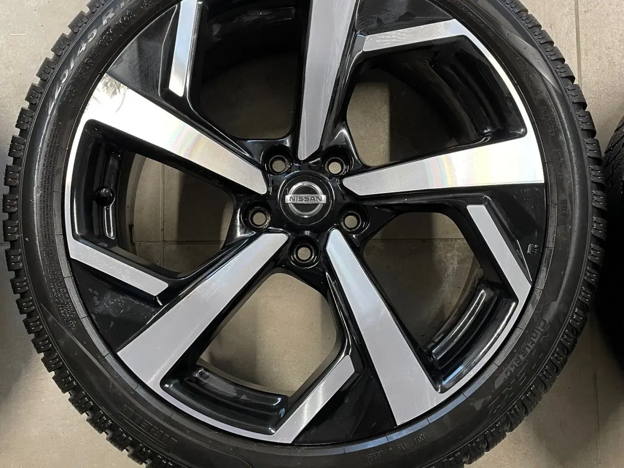 Billede 2 - 19" Alu fælge m. vinterdæk